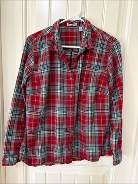 Toad&Co Red Plaid Button-Down Shirt